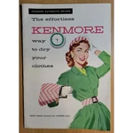 Vintage 1958 Kenmore Automatic Dryer Owners Manual - Unused Condition Intact. Fixed Price $14.99.