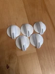 Set Of 5 Frigidaire 3162230 Oven Knobs White Plastic Replacement Clean Nice. Fixed Price $12.00.