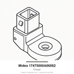 Midea 17475000A06882 Charger. Fixed Price $98.99.