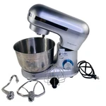 Frigidaire Retro Stand Mixer Silver 8-SPEED Tilt-head With Bowl & 3 Attachments. Fixed Price $50.00.