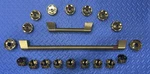 Cafe/ge Brushed Brass Handle/knob Kit #CXPR8HKPTCG For 48 Pro Ranges,c-pics&desc. Fixed Price $499.00.