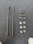 Caf Front Control Gas Knobs Handles - Brushed Bronze Cxfcghkpmbz. Fixed Price $125.00.