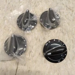 (4) 74011287 Gas Range Burner Black Replacement For Maytag Stove Knobs. Fixed Price $25.00.