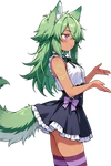 Lelia Mofur Wolf Girl Vinyl Car Decal Sticker 7" Weatherproof. Fixed Price $14.49.