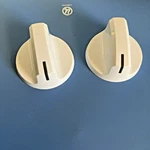 Qty 2 Frigidaire 3165438 Or Kip 5H75 White Oven Range Burner Knob. Fixed Price $6.99.
