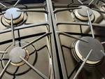 Jenn Air Gas Cooktop Grates (l&r) 74009550 74009549 JGC8430BDB. Fixed Price $99.89.