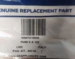 WB27X10542 Ge Fuse. Fixed Price $35.00.