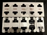 804366 Wolf Range Black Knobs, Set Of 9. Fixed Price $155.00.