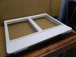 Hotpoint Refrigerator Pan Frame W/ Glass Part # WR32X31147 WR32X21260. Fixed Price $74.98.