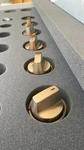 Cafe Brushed Bronze Handle/knob Incomplete Kit For 36 Range CXPR6HKPMBZ-NEW. Fixed Price $120.00.