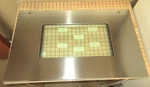 Bosch HBL655 Oven Door Panel Ss 00470974, 830006 With Imperfections. Fixed Price $299.95.