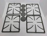 Cast Iron Gas Stove Burner Grates W/ Caps Whirlpool Maytag Amana 151RP21 Oem. Fixed Price $84.95.