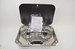 Dometic PI8022 2-BURNER Rv Marine Propane Teardrop Cooktop Stove W/ Glass Lid. Fixed Price $489.99.