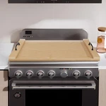 Noodle Board Stove Cover, 29.5" X 22" Wood Top Covers With Handles For .... Fixed Price $66.49.