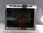 DG94-00901A Samsung Range Oven Outer Door Glass Assembly Dented. Fixed Price $100.00.