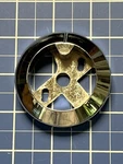 Thermador Bosch Stove Range Surface Burner Dial Bezel 00415019 Silver. Fixed Price $15.01.