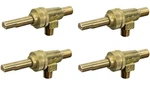 4 Pack Top Burner Gas Valve Man. Split Stem 00-719221, 00-800666-00010, 8012180. Fixed Price $42.50.