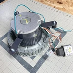 Ge Oem Downdraft Blower Motor Assembly WB26X38736 K55HXLVE-2640 W/ Wheel And Cap. Fixed Price $245.95.