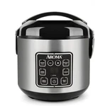 Aroma 8-CUP (cooked) Rice & Grain Cooker, Steamer, New Bonded Granite Coating. Fixed Price $29.99.
