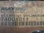 Maytag Element W/limiter 74001011. Fixed Price $125.00.