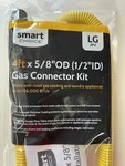 Smart Choice X 5/8" Od (1/2"ID) Gas Connector Kit 4FT58DLG. Fixed Price $13.99.