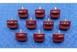 Wolf Red Knob Set (10PC) For GR36-48 Gas Range/rangetop. Fixed Price $399.00.
