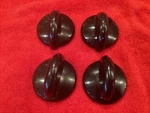 Hotpoint Range Stove Oven Black Burner Knob Kip 6U12 Set Of 4. Fixed Price $19.99.