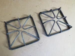 Range Burner Grate Set W/wear & Stains Part # WB31K10037. Fixed Price $55.08.