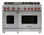 Wolf GR486G Inch Pro-style Gas Range New Box Stock No Backorder. Fixed Price $13735.00.