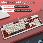 104KEY Wired Mechanical Linear Switch Gaming Keyboard Hotswappable Customizable. Fixed Price $56.59.