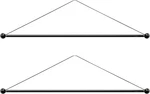 Banner Garden Flag Hangers Multifunctional Wall Hanging Rod 2 Pack (16"). Fixed Price $22.30.
