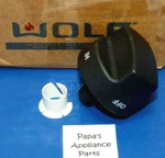 New Genuine Oem Original Wolf 804141 Range Surface Burner Black Knob. Fixed Price $39.00.