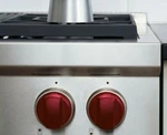 Wolf 805815 36" Dual Fuel Red Knobs(set Of 2). Fixed Price $253.75.