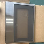 Good Condition Ge Oven Outer Door Panel Stainless WB56X35473 WB56X33178. Fixed Price $280.00.
