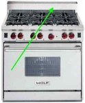 Wolf R36 36" Riser Assembly Kit 5" Stainless Steel Genuine Usa. Fixed Price $488.13.
