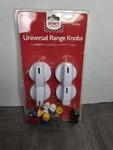 Smart Choice Universal Range Replacement White KNOBKIT4W New. 42. Fixed Price $14.20.