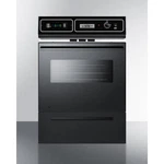 Summit TTM7212KW 24"W Gas Wall Oven - Black. Fixed Price $1125.65.