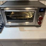 Wolf Gourmet Elite Countertop Convection Red Knob Oven WGCO150S Tested Free Ship. Fixed Price $499.99.