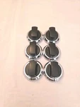 Genuine Viking Cooktop Control (6 Set) Knob-black/stainless Steel VGSU1636BSSLP. Fixed Price $225.99.