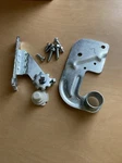 Genuine Kenmore Frigidaire Crosley Upper & Lower Center Left Door Hinge Complete. Fixed Price $139.50.