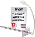Whirlpool W10181986 Replacement Oven Range Temperature Sensor 12 Month Warranty. Fixed Price $13.49.