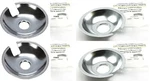2 X 715877, 715878 Whirlpool Range Oem Drip Pan, 8" And 6". Fixed Price $29.99.