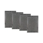 Aluminum Grease Mesh Microwave Oven 5" X 7-5/8" 3/32" Filters (4 Pack) By Aff. Fixed Price $18.97.