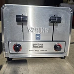 Waring WCT805B Commercial 4-SLOT Vertical Toaster Stainless Steel 208V 13AMP. Fixed Price $299.69.