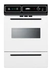 Summit WTM7212KW 24"W 2.92 Cu. Ft. Single Gas Wall Oven - White. Fixed Price $1097.38.