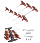 Sealey AK7144 T-handle Allen/hex Key Set Metric 2MM-10MM Ball End + Rack. Fixed Price $32.90.