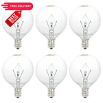Snnalosses 25 Watt Wax Warmer Bulbs,light 6 Count (pack Of 1), Clear Glass. Fixed Price $13.99.