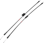 Autohaux 1 Pair Left Right Side Rear Door Lower Latch Release Cable Black. Fixed Price $17.99.