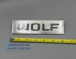 815575 Wolf Range Stove Oven Nameplate Oem Adhesive Emblem Placard Logo. Fixed Price $110.00.