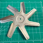 Oem Lg Electric Range Convection Fan Blade 5900W1N004B For LWD3063ST/03. Fixed Price $14.28.
